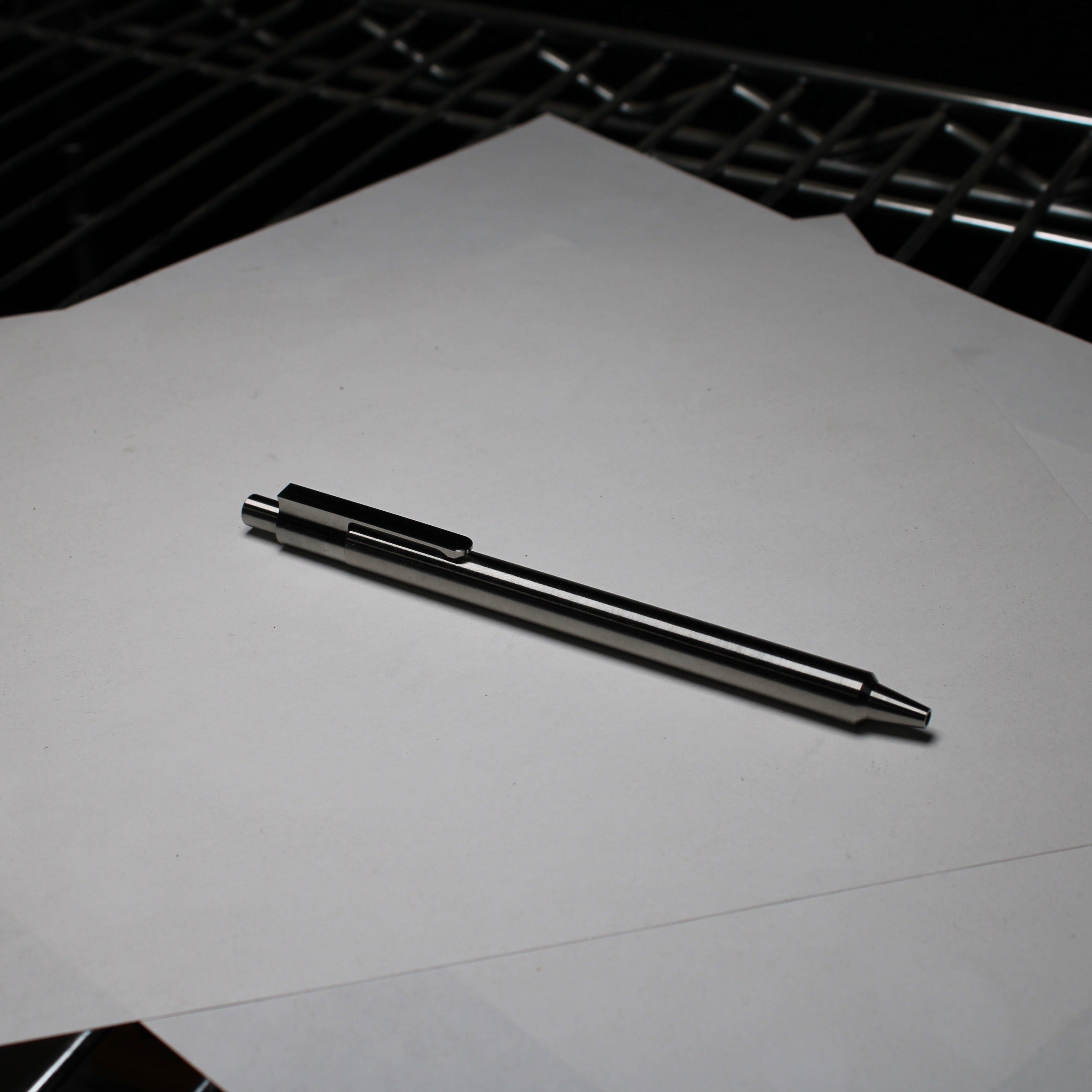 36 Click Pen - Pre Order - 6Al-4V Titanium - Step Nose - Pentel EnerGe