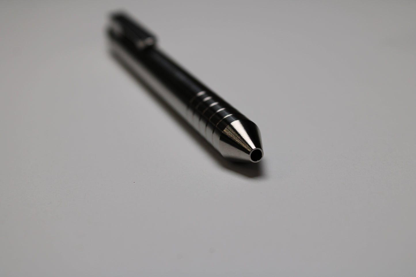 40 Click Clipped Pen - 6Al-4V Titanium - Conical Nose - ISO G2 (Parker)