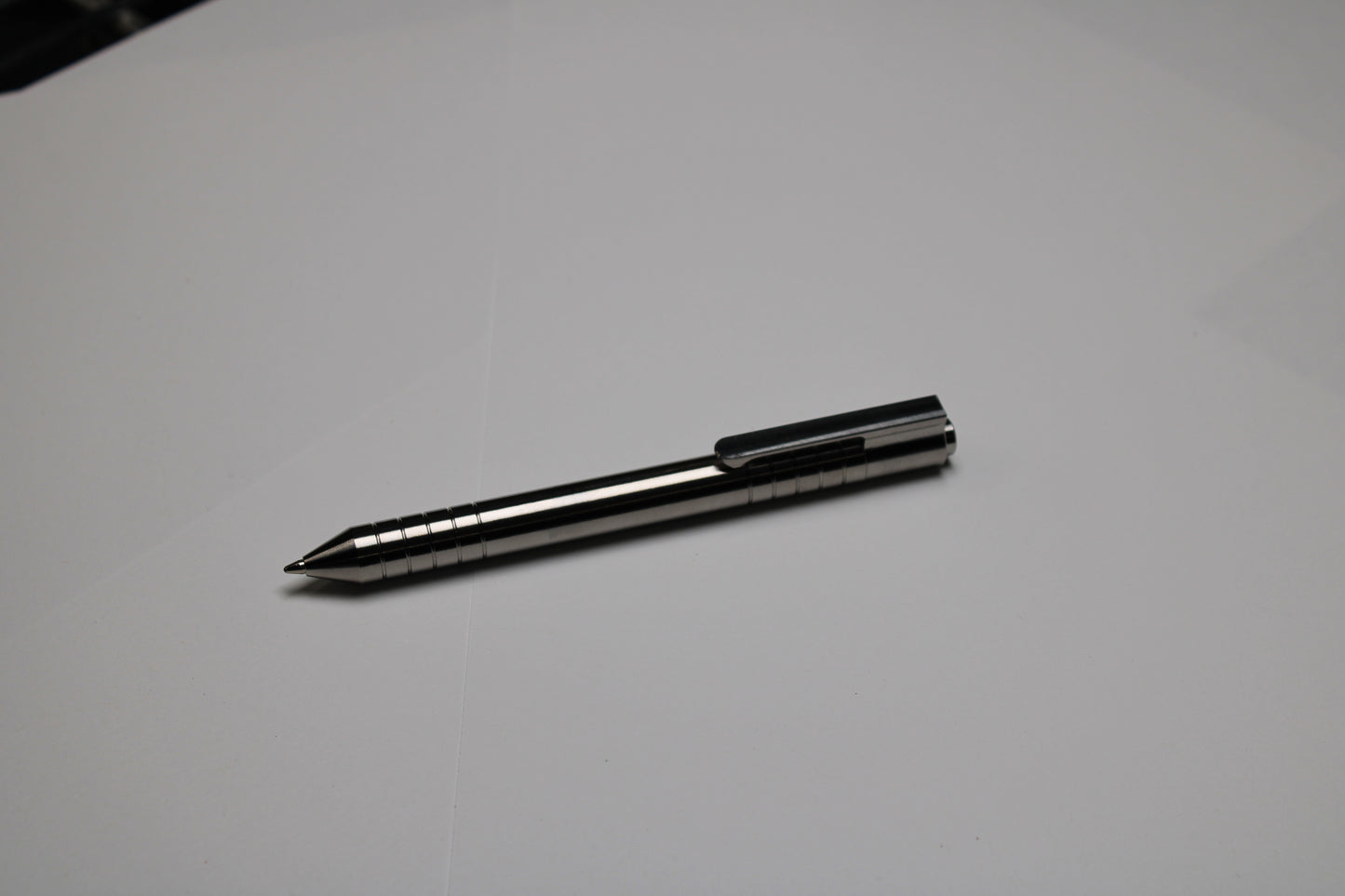 40 Click Clipped Pen - 6Al-4V Titanium - Conical Nose - ISO G2 (Parker)