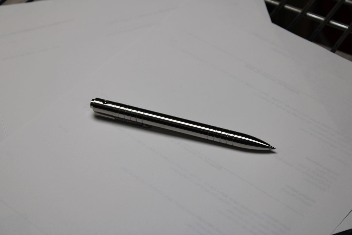 40 Click Clipped Pen - 6Al-4V Titanium - Round Nose -  Pilot G2