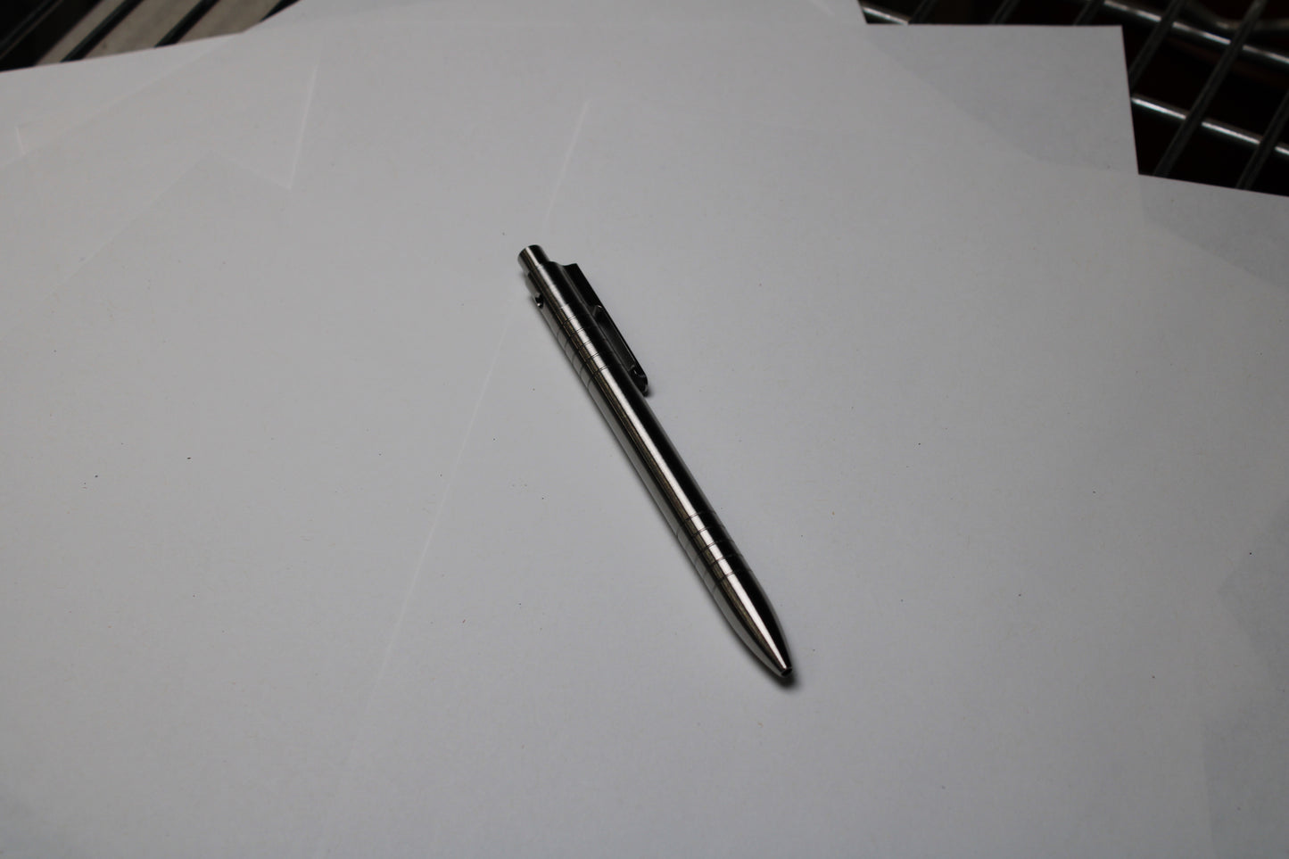 40 Click Clipped Pen - 6Al-4V Titanium - Round Nose -  Pilot G2