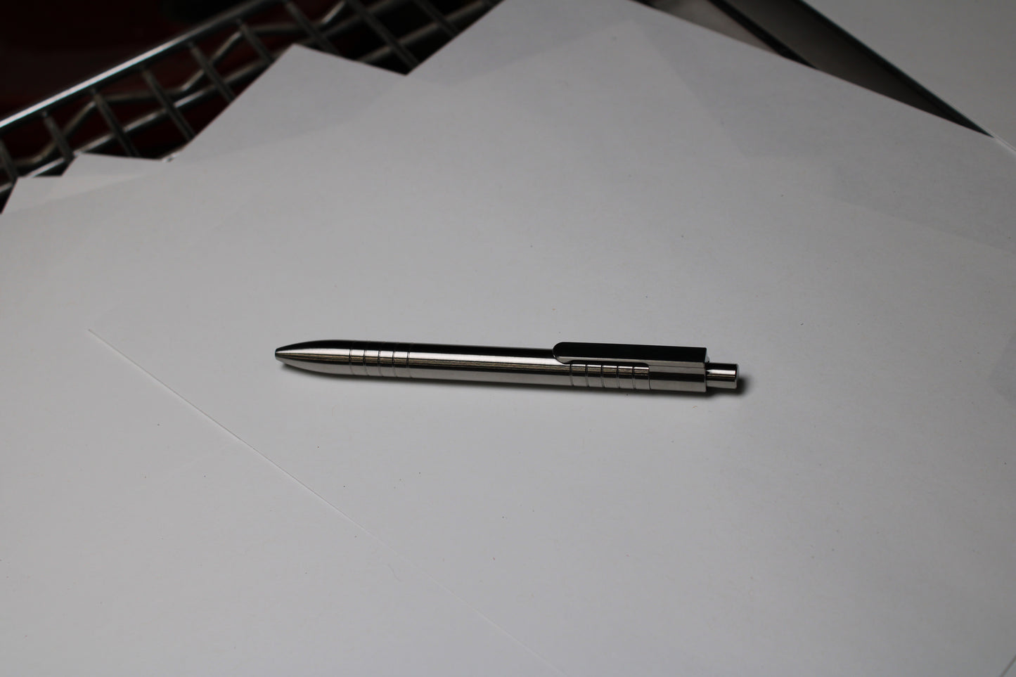 40 Click Clipped Pen - 6Al-4V Titanium - Round Nose -  Pilot G2