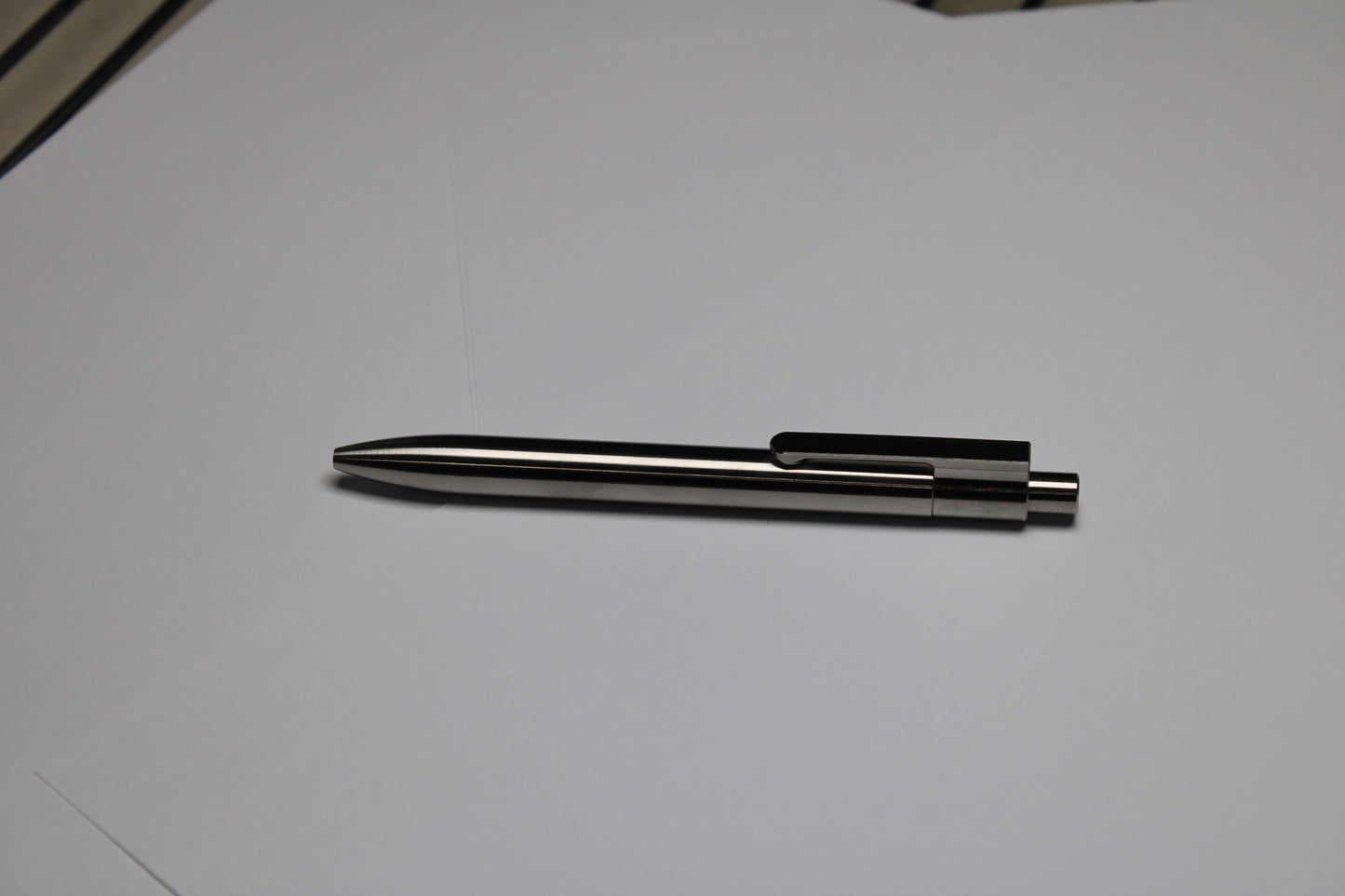 40 Click Clipped Pen - 6Al-4V Titanium - Round Nose -  ISO G2 (Parker)