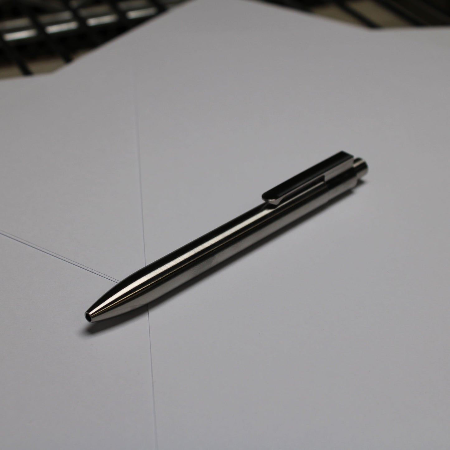 40 Click Clipped Pen - 6Al-4V Titanium - Round Nose -  ISO G2 (Parker)