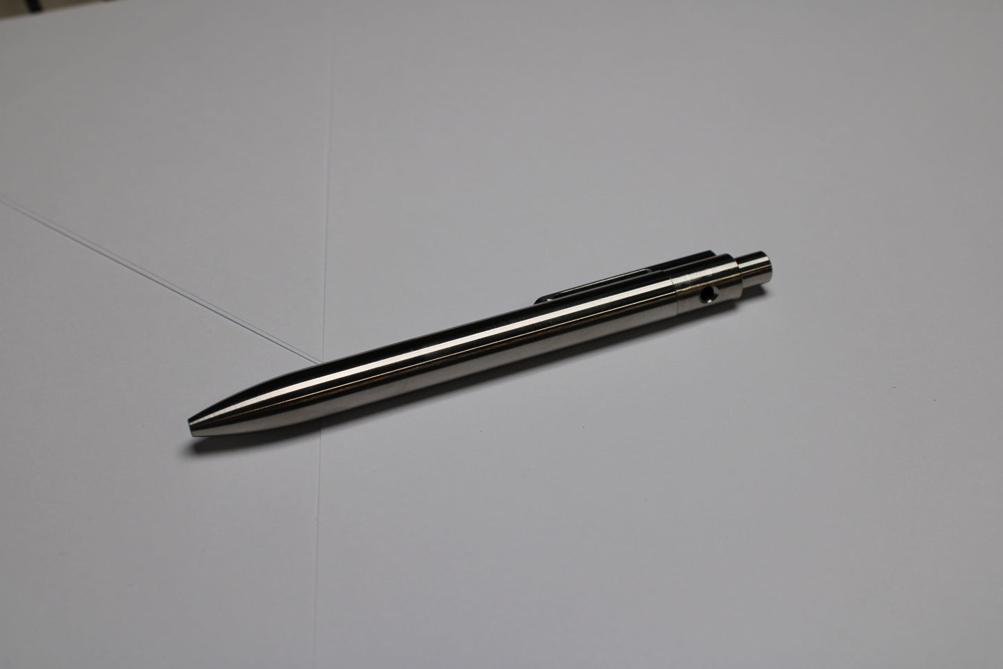 40 Click Clipped Pen - 6Al-4V Titanium - Round Nose -  ISO G2 (Parker)