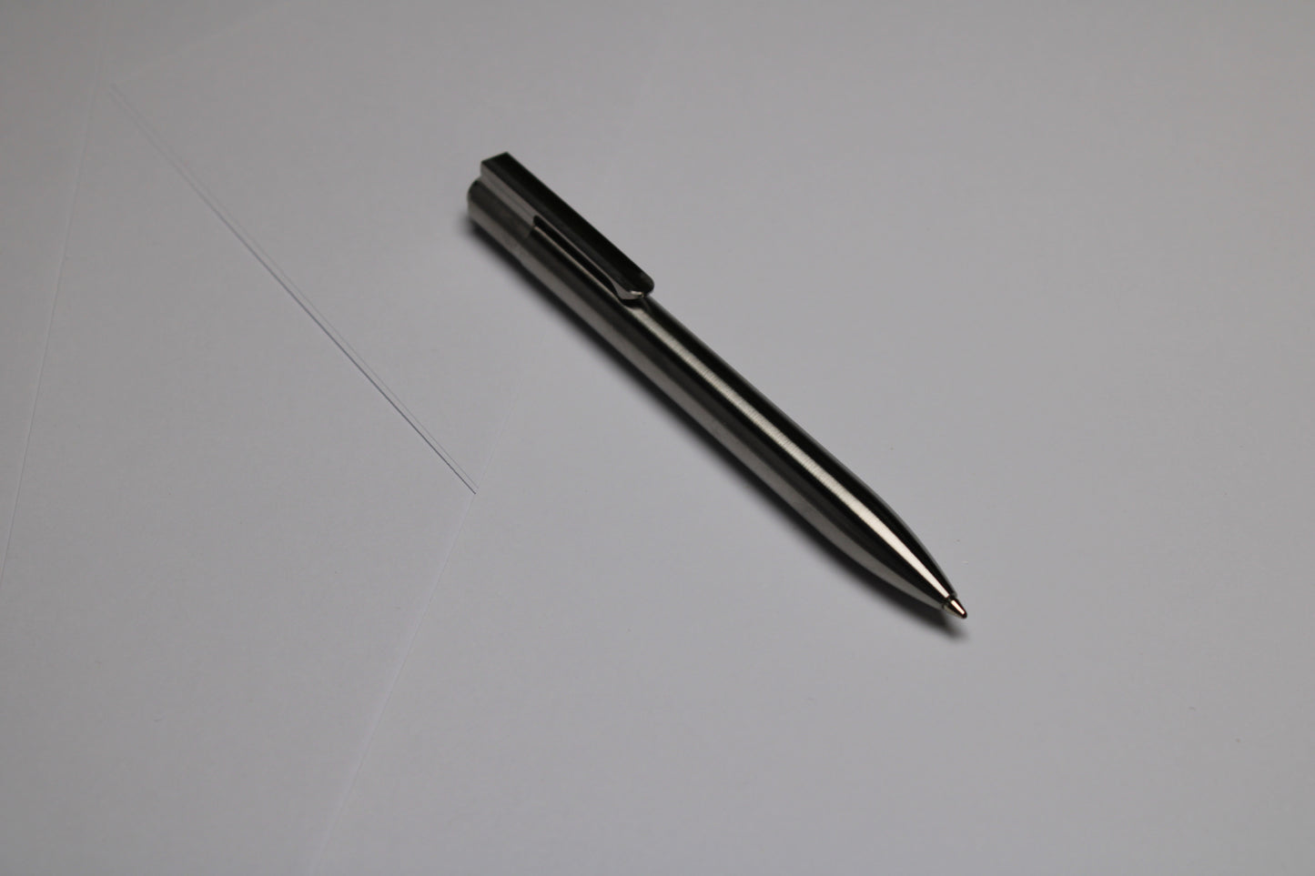 40 Click Clipped Pen - 6Al-4V Titanium - Round Nose -  ISO G2 (Parker)