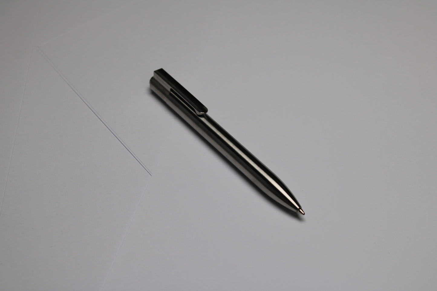 40 Click Clipped Pen - 6Al-4V Titanium - Round Nose -  ISO G2 (Parker)