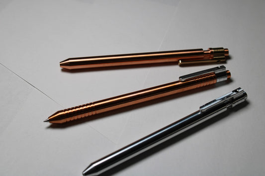 38 Copper - Rollerball (Pilot G2) - Aluminum Clip