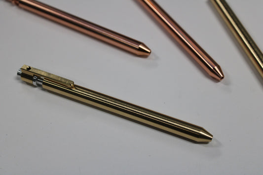 38 Brass - ISO G2 (Parker) - Aluminum Top - Brass Clip - Smooth Body