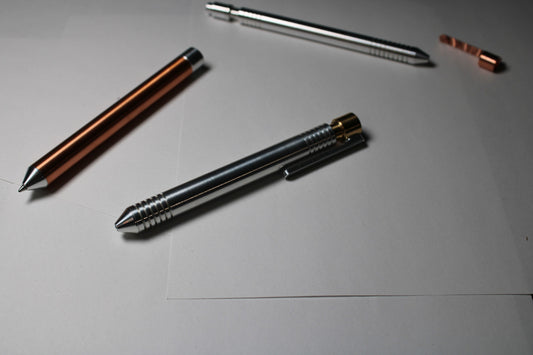 47 Aluminum - Brass Top - Clip - Ballpoint ISO G2 (Parker)